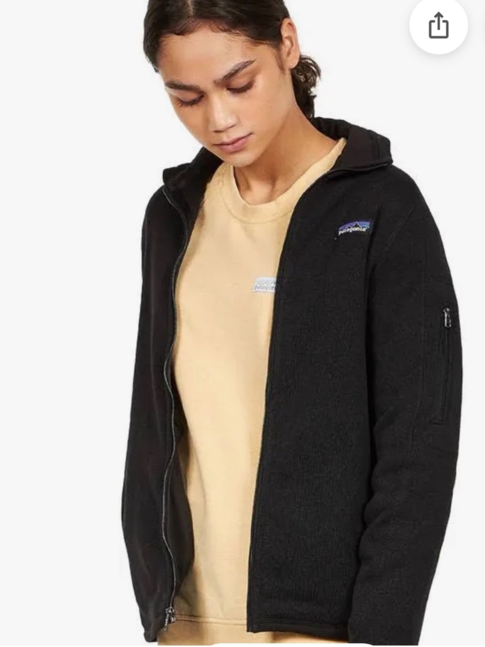 Patagonia Lightweight Better Sweater Jacket
Size XS Black Full Zip